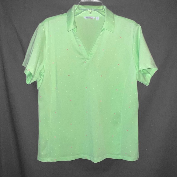 Pale Lime Green Golf Shirt - Picture 1 of 6